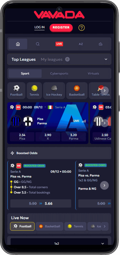 Betting Vavada casino